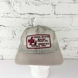 Vintage Iowa State Bank And Trust Snapback